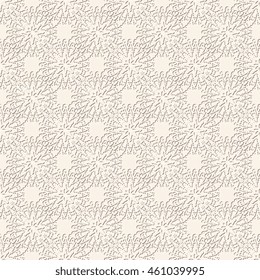 Seamless light background with ornament. Vector illustration