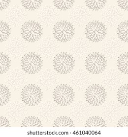 Seamless light background with ornament. Vector illustration
