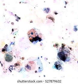 Seamless light background texture with watercolor and blur effect