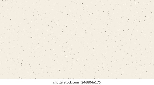 Seamless light beige grunge with grain noise rustic background. Vintage ecru natural paper with flecks, particles, dots, speckles, specks. Minimalist simple organic wallpaper vector illustration