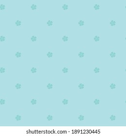 Seamless light blue background with rare flowers