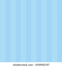 Seamless light blue background with vertical stripes and rhombuses. Flat, minimal, clean pattern for cloth, textile, fabric, wrapping. Children's bedroom, kids nursery wallpaper. Vector Illustration.