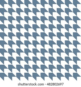 Seamless light blue diagonal op art arrow pattern vector