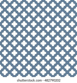 Seamless light blue blue vintage pattern vector