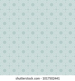 Seamless light blue and white background for your designs. Modern vector ornament. Geometric abstract pattern
