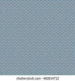 Seamless light blue zig zag pattern vector