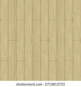 Fondo de Vector de textura de madera marrón claro sin costuras. Tablones de madera beige de Vertical con patrón de grano natural. Abstractas ilustración gráfica plana de roble para diseño de interiores, laminado y Fondo de pantalla.