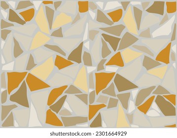Seamless light color mosaic tiles.Vector crack stone marble background.marble texture. Fragments of ceramic tiles graphic design.
