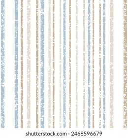 Seamless light colour brown, cyan farmhouse style stripes texture. vertical woven stripe texture background pattern. spring summer, winter colours stripe texture.