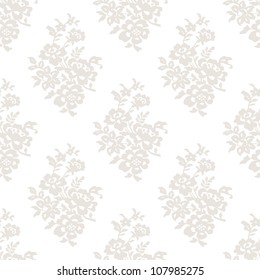 Seamless light floral wallpaper