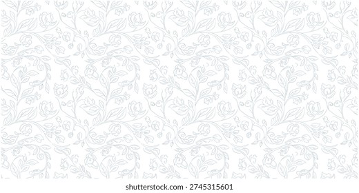  vid floral gris