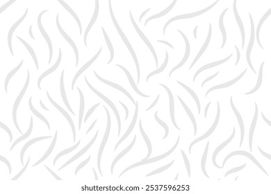 Seamless Light Gray Nature Patterned Background Vector