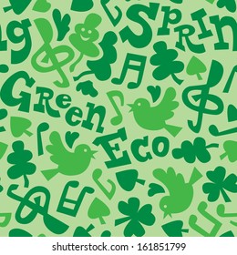 seamless light green pattern