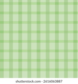 A seamless light green plaid pattern 