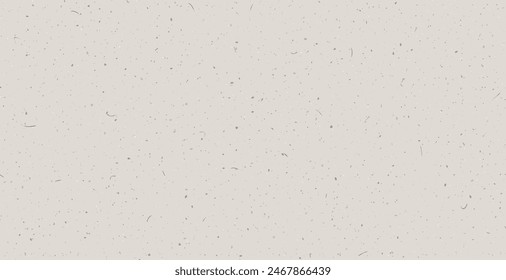 Seamless light grey grunge with grain noise rustic background. Vintage recycled craft natural paper with flecks, particles, dots, speckles, specks. Minimalist simple organic wallpaper. 