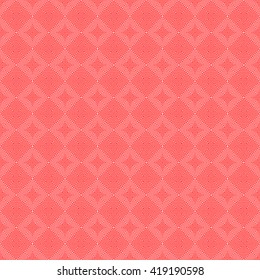 Seamless light and heavy striped red white pattern. Abstract repeated squares. Geometric figures texture background. Vector illustration 
