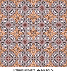 Agradable adorno de luz, baldosas geométricas de color celta u oriental. Ideal para decorar telas, textiles, diseño de envoltura de regalo, cualquier material impreso, publicidad u otro diseño.