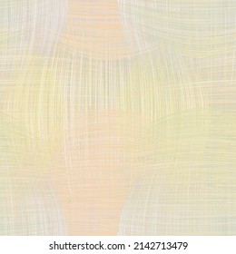 Seamless light pattern with grunge striped intersecting oval elements in pastel colors for web design