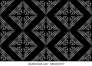 Seamless light pattern on a black background