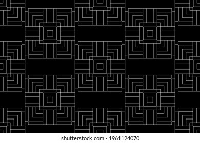Seamless light pattern on a black background
