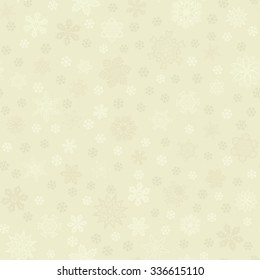 Seamless light winter background with snowflakes