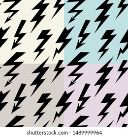 Seamless of Lightning icon,vector illustration