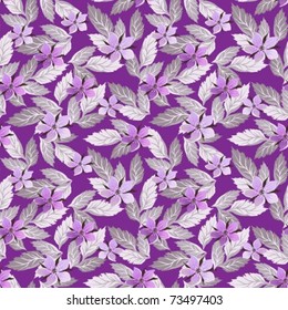 Seamless lilac background about flowers