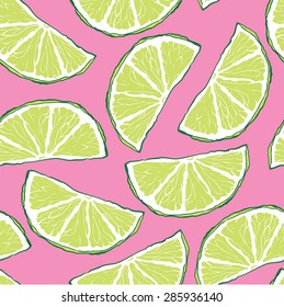 Seamless lime pattern