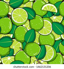 Seamless lime Pattern
vector Background for fabric textile, banners and print - Vector