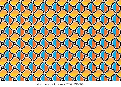 Seamless Line Art Vector Patterns