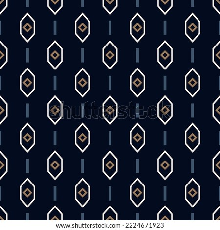 Seamless line background stylish all over stripe pattern abstract minimalist fabric print classy colorful ornament grid graphic style. Casual repeating textile design, white, gold, marine blue color