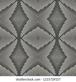 Nahtlose Linie, Hintergrund. Muster der Vektorgrafik. Monochrom-Reguläre Textur