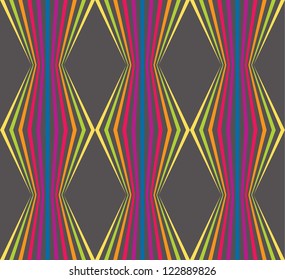 Seamless line color pattern background