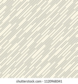 Seamless Line Design. Chaotic Ornament  Background. Vector Regular Texture