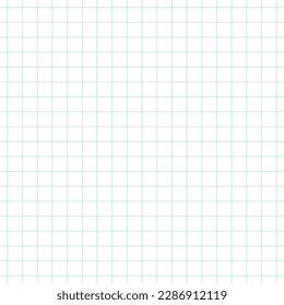 Seamless line grid. Checkered Geometric pattern. White paper with black lines, school notebook. Lined sheet of paper. Memphis design. Hipster style vector geo background.
