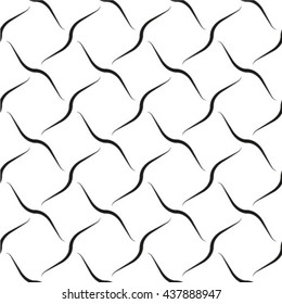 Seamless line illustration. Wave background texture