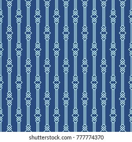 Seamless line pattern, abstract geometric background in navy blue and turquoise colors. Vector illustration.