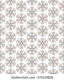 Seamless line pattern in arabian style. Contemporary graphic design. Endless hexagon texture for wallpaper, pattern fills, web page background. Monochrome geometric ornament. Tribal ethnic pattern