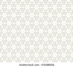 Seamless line pattern in arabian style. Contemporary graphic design. Endless hexagon texture for wallpaper, pattern fills, web page background. Monochrome geometric ornament. Tribal ethnic pattern