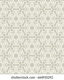 Seamless line pattern in arabian style, monochrome geometric background. Interlacing linear texture. Tribal ethnic ornament, arabic, indian, turkish decor