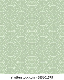 Seamless line pattern in arabian style. Monochrome graphic geometric background. Interlacing linear texture. Tribal ethnic ornament, arabic, indian, turkish decor