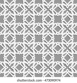 Seamless line pattern. Contemporary graphic design. Endless texture for wallpaper, pattern fills, web page background. Monochrome geometric ornament. Tribal ethnic arabic, indian pattern
