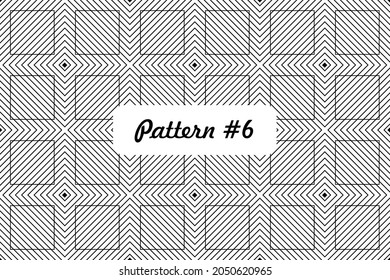 Seamless line pattern. Geometric illussion