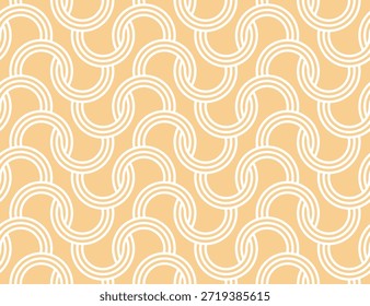 Seamless Line Pattern Inspired by Traditional Cultural Motifs and Designs