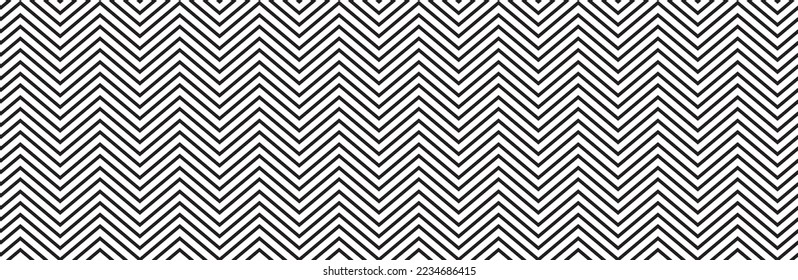 Seamless line pattern on white background. Modern chevron lines pattern for backdrop and wallpaper template. Simple lines with repeat texture. Seamless chevron background, vector illustration