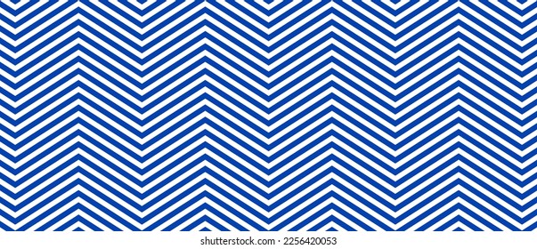 Seamless line pattern on white background. Modern chevron lines pattern for backdrop and wallpaper template. Simple lines with repeat texture. Seamless chevron background, vector illustration