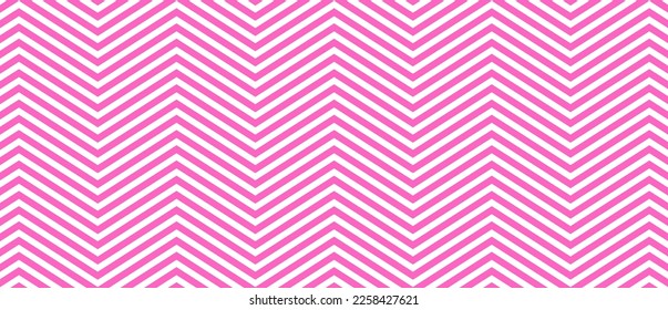Seamless line pattern on white background. Modern chevron lines pattern for backdrop and wallpaper template. Simple lines with repeat texture. Seamless chevron background, vector illustration