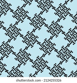Seamless Line Pattern Ornament Vector infinite texture font styles geometric ornament For interior design, typography, web and textiles.