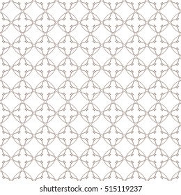 Seamless line pattern, repeating texture. Seamless geometric background. Contemporary graphic design, ethnic arabic, indian, turkish monochrome linear ornament.