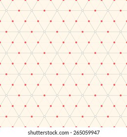 Seamless line pattern vector.